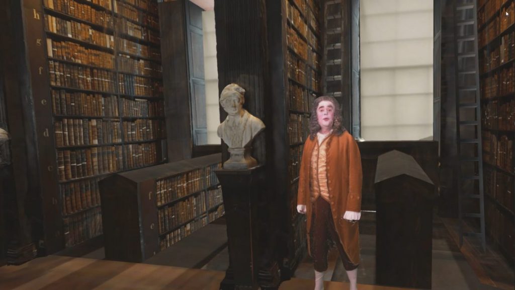 Jonathan Swift A Mixed Reality Application For Trinity Library S Long Room V Sense