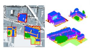 A benchmark for 3D Reconstruction from Aerial Imagery in an Urban Environment